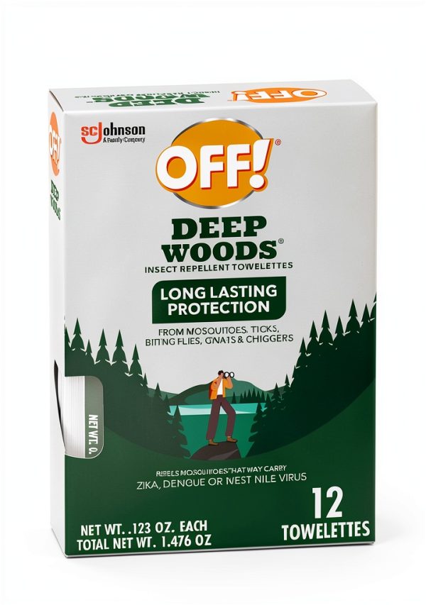 SC Johnson Insect Repellent Wipes DEET Protection Mosquitoes-0