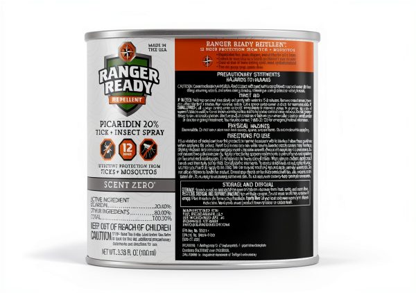 Ranger Ready Picaridin Insect Repellent DEET Free Odorless-6