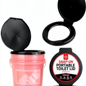 72 HRS Portable Toilet Seat Snap-on Camping Emergency-0