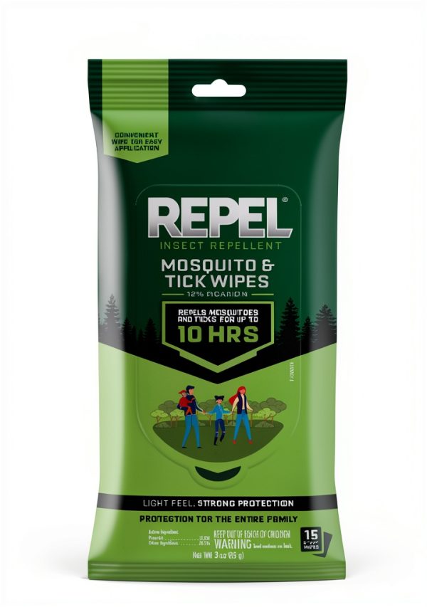 United Industries Picaridin Insect Repellent Wipes 15 Pack-0