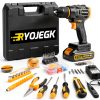 Cordless Drill RYOJEGK 20V Brushless 60Nm Torque with LED Light-7