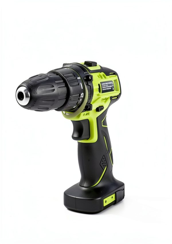 POWKITS 12V Cordless Drill Set Green Metal Portable Power Tool-2