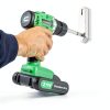 GardenJoy 21V Drill Green Basic 1 1500mAh 280 in‑lb Torque-7