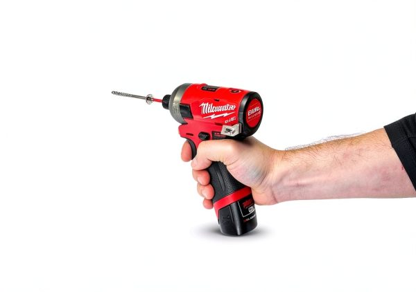 Milwaukee 12V Cordless Impact Driver 2551-20 450in‑lbs Torque Black-2