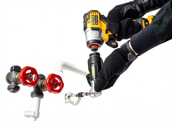 DEWALT FLEXTORQ Right Angle Drill Attachment 4-in-1 12-Inch Compact-7