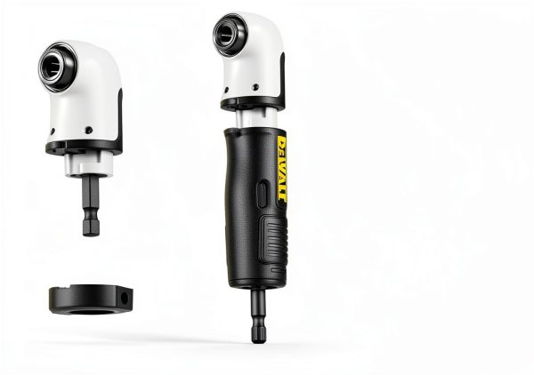 DEWALT FLEXTORQ Right Angle Drill Attachment 4-in-1 12-Inch Compact-8