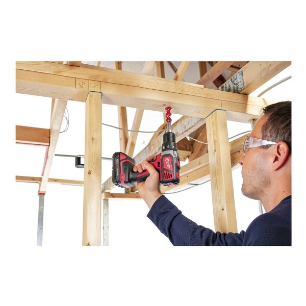 Cordless Drill/Driver Milwaukee 18V 1/2in 2606-20 Compact Metal-1
