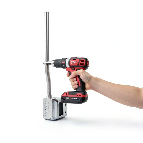 Cordless Drill/Driver Milwaukee 18V 1/2in 2606-20 Compact Metal-4