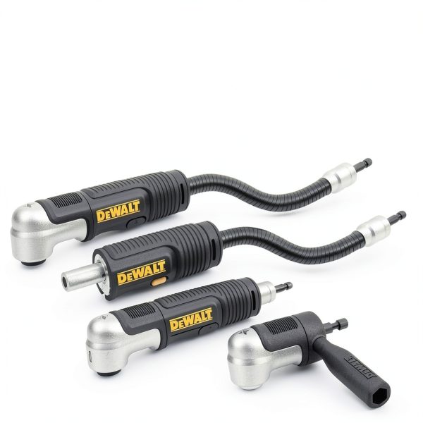 DEWALT FLEXTORQ Right Angle Drill Attachment 4-in-1 12-Inch Compact-3