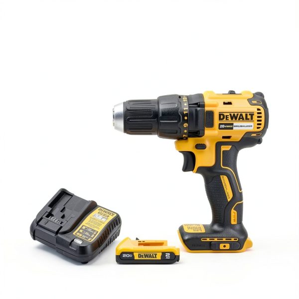 DEWALT 20V MAX Drill Driver Set Brushless 2‑Speed with 2Ah Battery-1