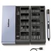Electric Screwdriver Set 80-in-1 Mini Precision by Soleilwear Grey Y1-7